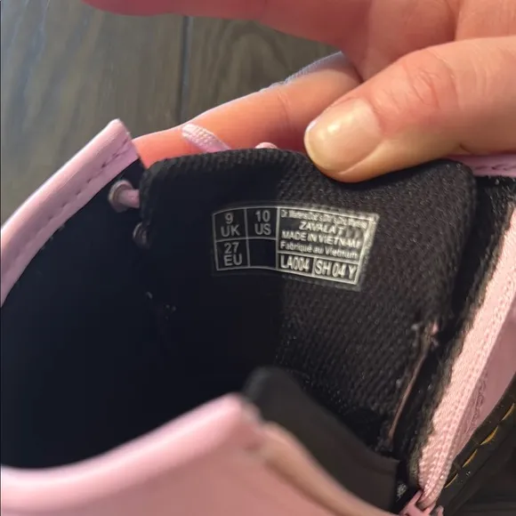 Dr. Martens Kids' Iridescent and Pink Boots