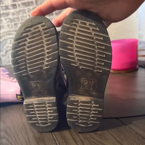 Dr. Martens Kids' Iridescent and Pink Boots