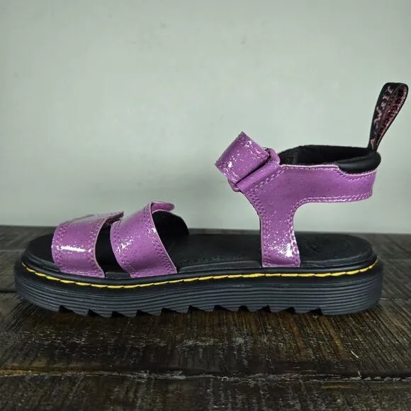 Dr Martens Klaire J Sandals Womens Size 5 Pink Glitter Beach Strappy Sandals