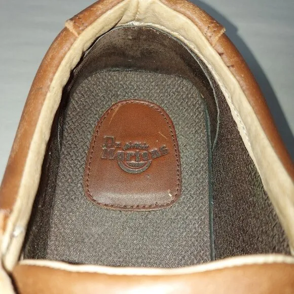Dr. Martens Men Lace-Up Shoes Size 13 Brown Leather Outdoor Hiking Oxford Loafer