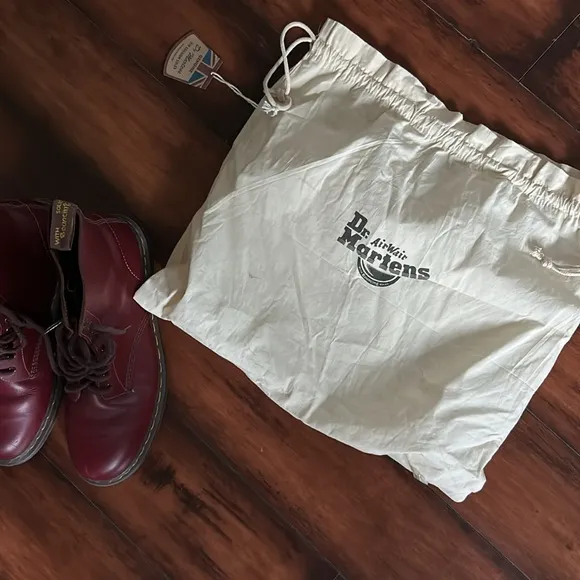 Dr. Martens Men's Burgundy Boots