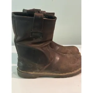 Dr. Martens Mens Icon Work Boots US 12 EU 46 Brown Leather