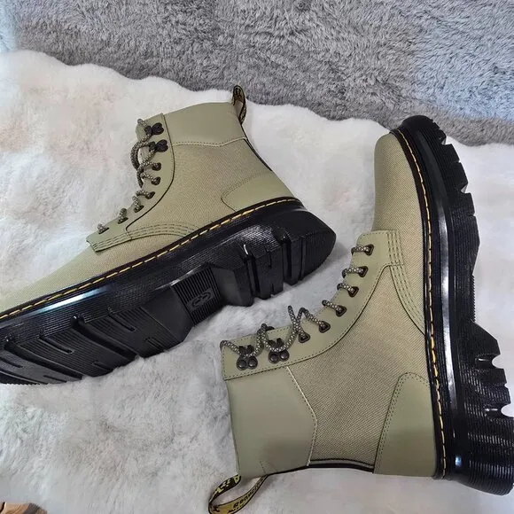 Dr Martens Mens Tarik Work Utility Combat Streetwear Boot Size 13 NEW Pale Olive