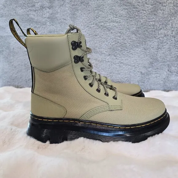 Dr Martens Mens Tarik Work Utility Combat Streetwear Boot Size 13 NEW Pale Olive