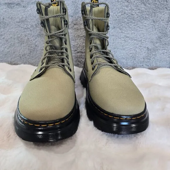 Dr Martens Mens Tarik Work Utility Combat Streetwear Boot Size 13 NEW Pale Olive