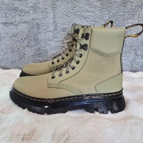 Dr Martens Mens Tarik Work Utility Combat Streetwear Boot Size 13 NEW Pale Olive