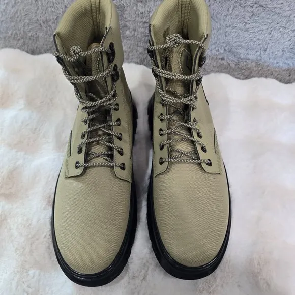 Dr Martens Mens Tarik Work Utility Combat Streetwear Boot Size 13 NEW Pale Olive