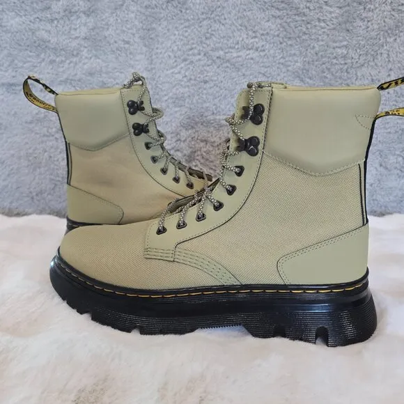 Dr Martens Mens Tarik Work Utility Combat Streetwear Boot Size 13 NEW Pale Olive