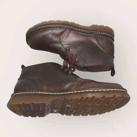 Dr. Martens Reed 6 Eyelet Dark Brown Leather Chukka Boots Men's Size US 14
