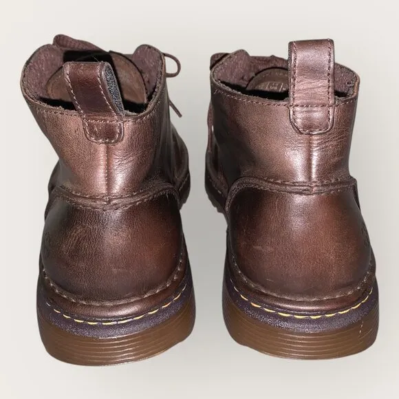 Dr. Martens Reed 6 Eyelet Dark Brown Leather Chukka Boots Men's Size US 14