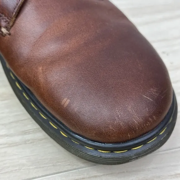 Dr.‎ Martens Shoes Mens Size 10 Elsfield Brown Lace Derby Oxford Career Casual
