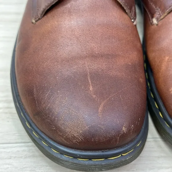 Dr.‎ Martens Shoes Mens Size 10 Elsfield Brown Lace Derby Oxford Career Casual