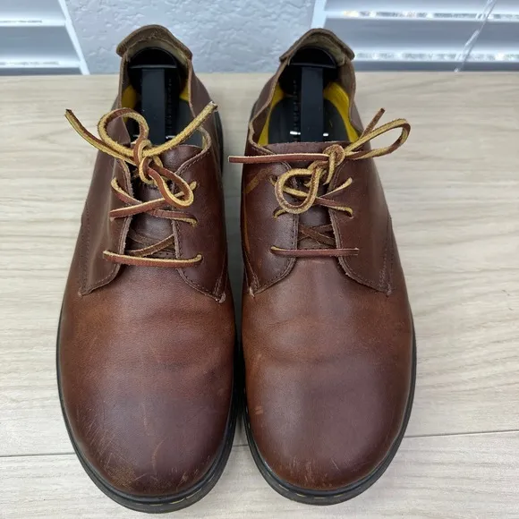 Dr.‎ Martens Shoes Mens Size 10 Elsfield Brown Lace Derby Oxford Career Casual