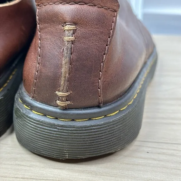 Dr.‎ Martens Shoes Mens Size 10 Elsfield Brown Lace Derby Oxford Career Casual