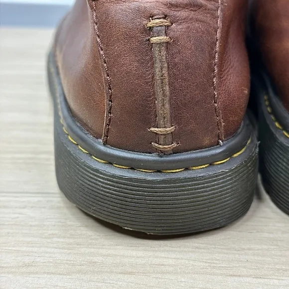 Dr.‎ Martens Shoes Mens Size 10 Elsfield Brown Lace Derby Oxford Career Casual