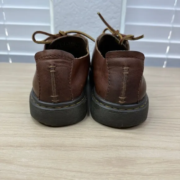 Dr.‎ Martens Shoes Mens Size 10 Elsfield Brown Lace Derby Oxford Career Casual