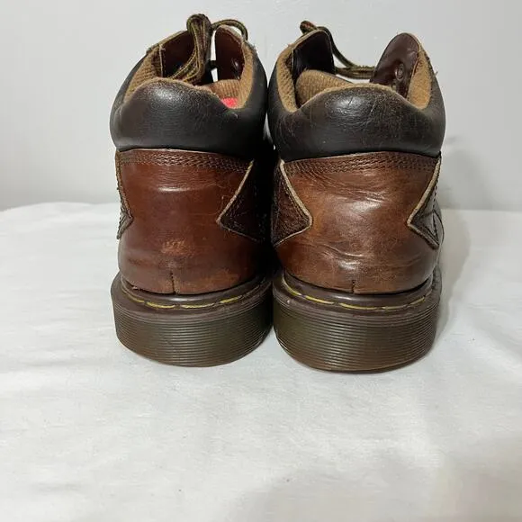 Dr. Martens VTG England Men's Lace Up Ankle Brown Leather Boots Work Chelsea 11