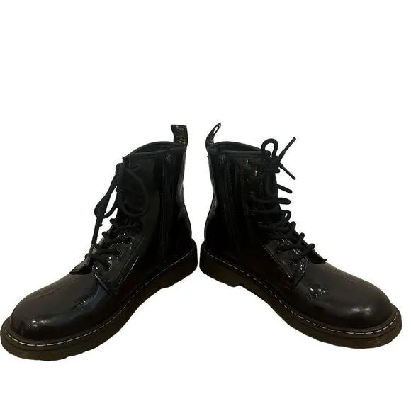 Dr. Martens Women's 1460 Black Patent Leather Boots Size 6