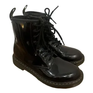 Dr. Martens Women's 1460 Black Patent Leather Boots Size 6