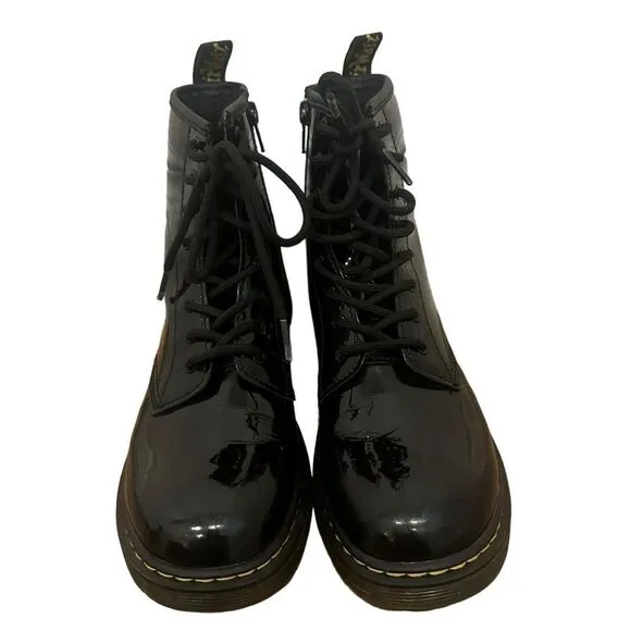 Dr. Martens Women's 1460 Black Patent Leather Boots Size 6