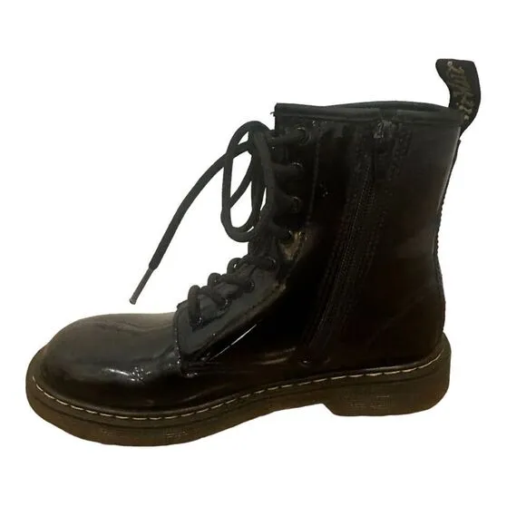 Dr. Martens Women's 1460 Black Patent Leather Boots Size 6
