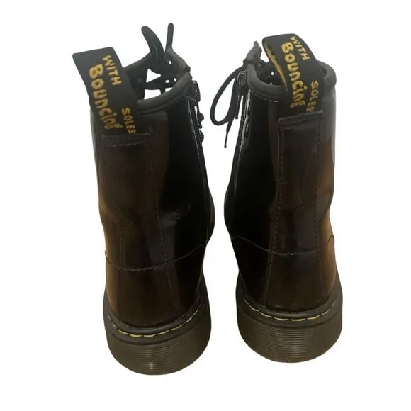 Dr. Martens Women's 1460 Black Patent Leather Boots Size 6
