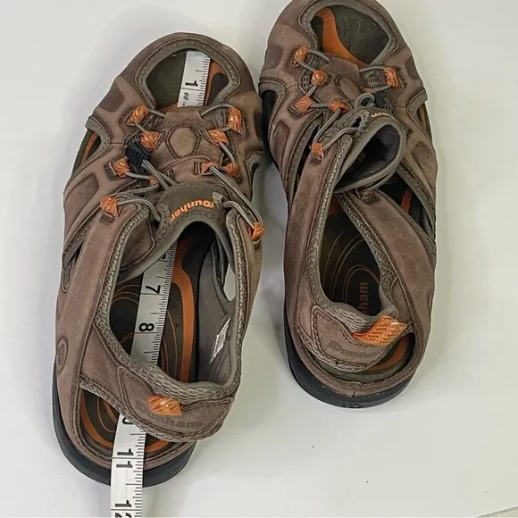 Dunham Nolan Leather Sandals Men’s Size 10 Brown Fisherman Outdoors Camping