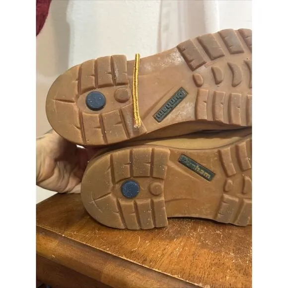 Dunham Tuff Lite Mens 7778 Direct Attach Steel Toe Work Boots Nubuck Size 11.5