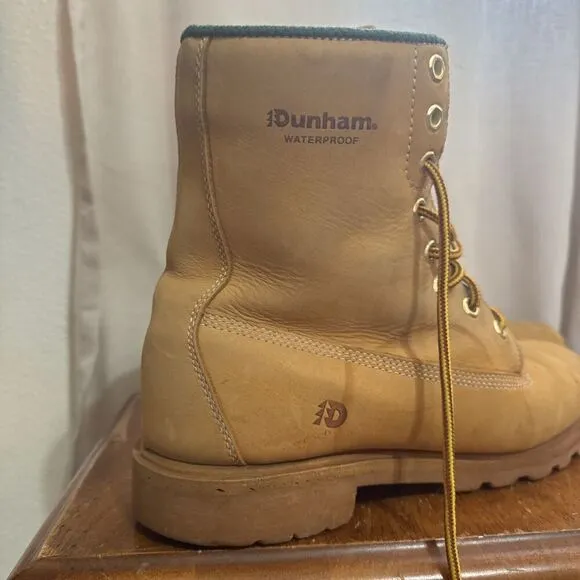 Dunham Tuff Lite Mens 7778 Direct Attach Steel Toe Work Boots Nubuck Size 11.5