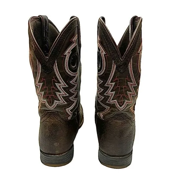 Durango Boots Rebel Pro Western youth Sz 7 Brown Lil’ Kids 8” DBT0219Y Leather
