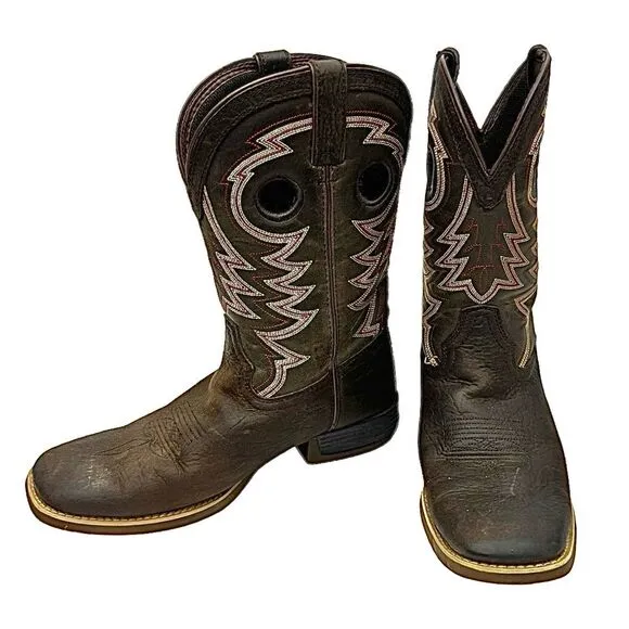 Durango Boots Rebel Pro Western youth Sz 7 Brown Lil’ Kids 8” DBT0219Y Leather