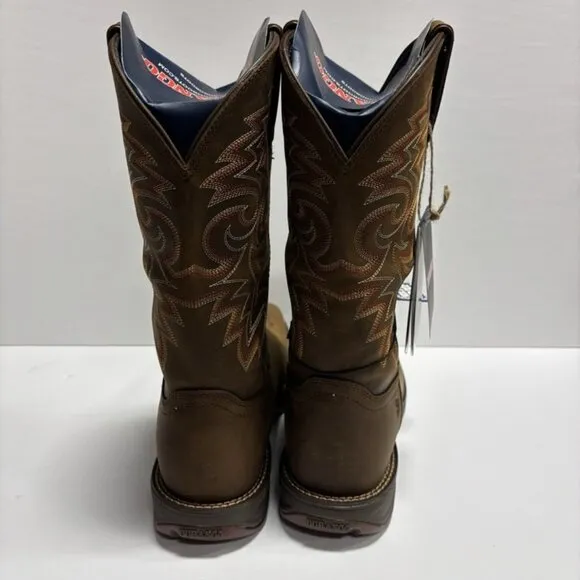 Durango Men’s Rebel Brown Waterproof Western Boots, Size 10.5 W