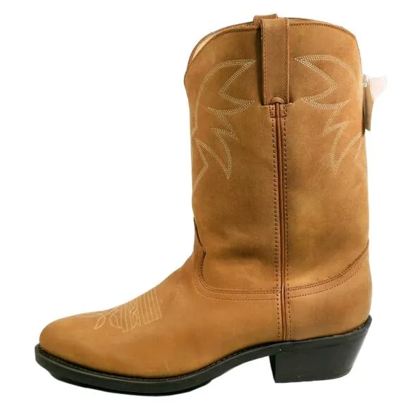 DURANGO Oil Peanut Mens Brown Leather Western Boots Size 12D 11&quot; Shaft TR762 New