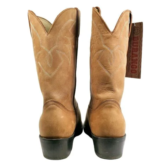 DURANGO Oil Peanut Mens Brown Leather Western Boots Size 12D 11&quot; Shaft TR762 New