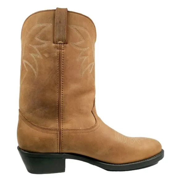 DURANGO Oil Peanut Mens Brown Leather Western Boots Size 12D 11&quot; Shaft TR762 New