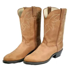 DURANGO Oil Peanut Mens Brown Leather Western Boots Size 12D 11&quot; Shaft TR762 New