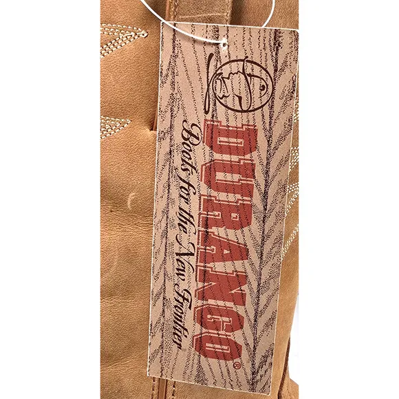 DURANGO Oil Peanut Mens Brown Leather Western Boots Size 12D 11&quot; Shaft TR762 New