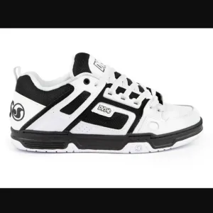 DVS Men's 14 Comanche Skate Shoes, White and Black