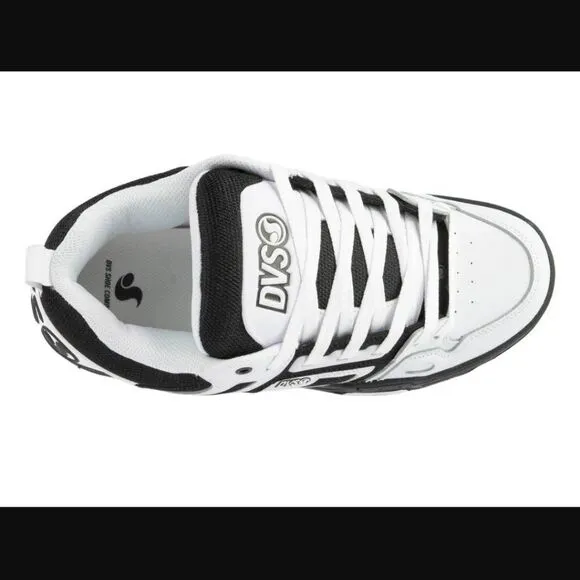 DVS Men's 14 Comanche Skate Shoes, White and Black