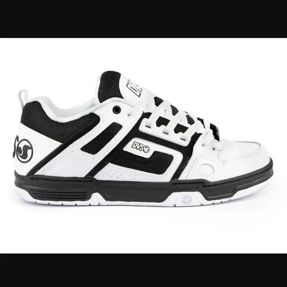 DVS Men's 14 Comanche Skate Shoes, White and Black