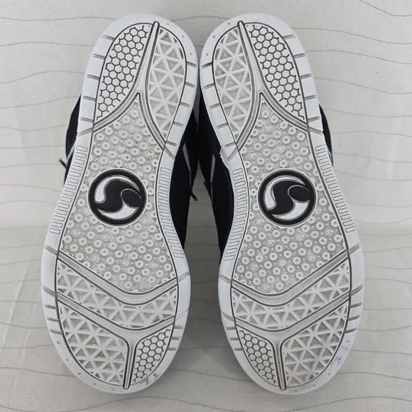 DVS Mens Comanche Black White Skate Shoes Sneakers DVF0000029 Size 9