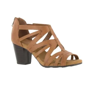Easy Street Women's Amaze Caged Sandals Brown Size 7
