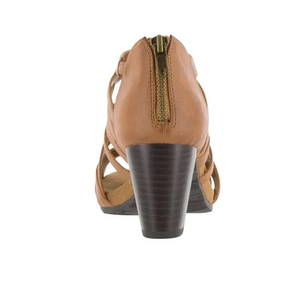 Easy Street Women's Amaze Caged Sandals Brown Size 7