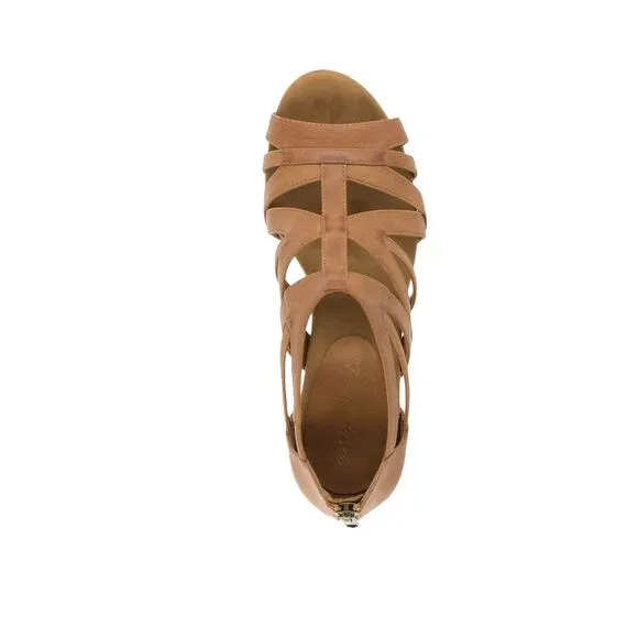 Easy Street Women's Amaze Caged Sandals Brown Size 7