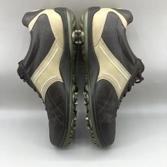 ECCO Casual Cool ll Hydromax Golf Cleats Men's 8-8.5 US, 42 EU Brown Low Shoes