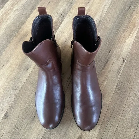 ECCO Saunter GX Goretex Brown Leather Bootie