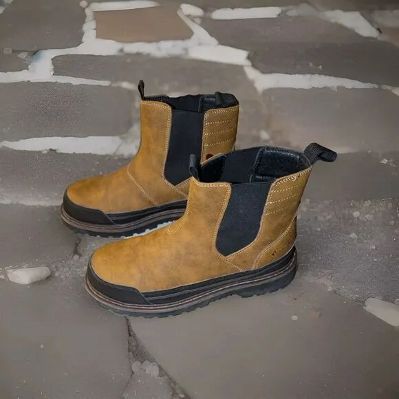 Eddie Bauer Tradesman Steel Toe Men's Work Boots Size 8M