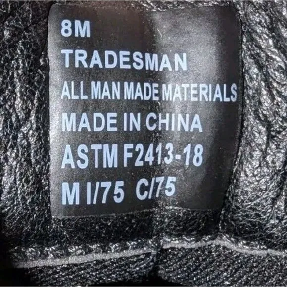 Eddie Bauer Tradesman Steel Toe Men's Work Boots Size 8M