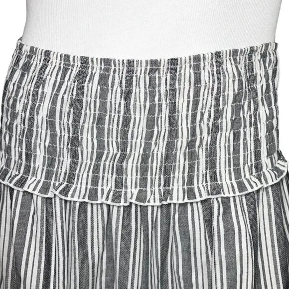 EFRAT &amp; TALI Pompon trim tiered miniskirt