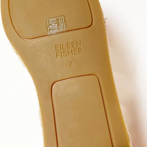 Eileen‎ Fisher Orange Suede Espadrille Wrap Flats Sandals  7